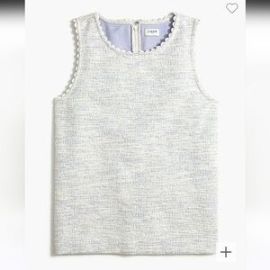 J Crew Scalloped Top